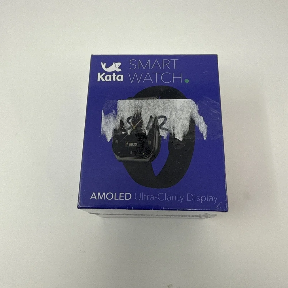 Kata Smart Watch Black AMOLED Ultra Clarity Display New Sealed